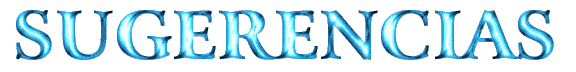 sugerencias